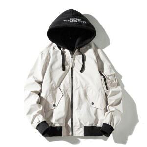 남녀 공용 루즈핏 야구점퍼 두꺼운 커플 아우터