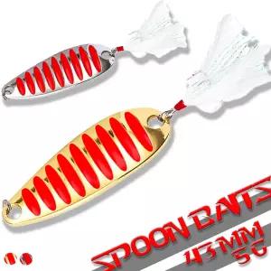 1PCS 5g/7g/10g/15g/20g/30g 장식 조각 낚시 미끼 금속 스푼 인공 하드 Baits 긴 샷 태클