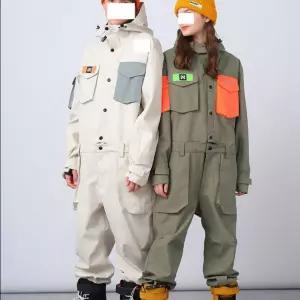 일체형 스키복 점프슈트 스노우보드복
