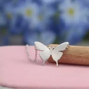 목걸이 프로포즈 선물 실버 나비 생일 이벤트 펜던트
