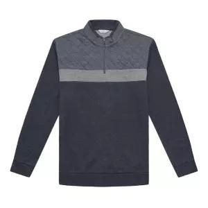 [파크랜드]BY 파크랜드 블루 터틀넥 반집업 퀼팅 티셔츠_SH