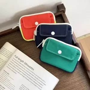 [셀러에이드]스티치 카드 지갑 파우치 학생 교통카드 슬림 미니 동