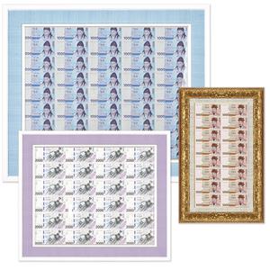 화폐전지액자/평창올림픽 기념화폐 천원 이천 5천 원 전지 액자