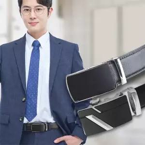 아일렌 남성벨트 소가죽 정장벨트 자동버클 가죽벨트 캐주얼벨트 남자 허리띠 선물