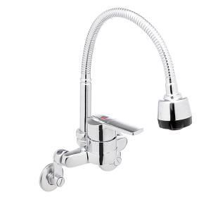 우리수도 ADS 코싱 싱크대 주방 벽붙이 코브라 자바라 주방수전