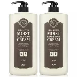 대용량 쉐어버터 풋크림 & 핸드크림 500ml 2개/핸드로션
