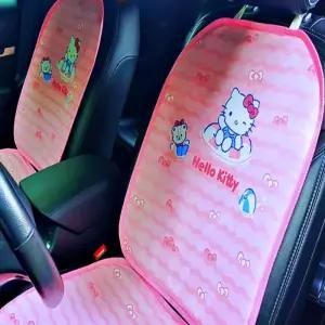 헬로키티 여름 통풍시트 캐릭터 자동차시트커버 씨사이드 써핑쿨 차량방석 통풍방석 자동차용품 차량용물