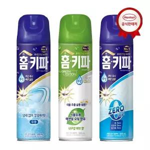 홈키파 수성/그린/제로 에어졸 500ml x3개