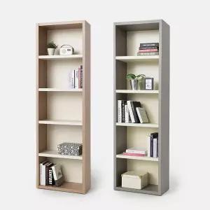 [소티디자인]리브로 5단 투톤 600 책장 책수납 정리정돈 필수템 2color