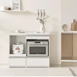 펠리체 아일랜드홈바 식탁 전기밥솥 전자렌지 수납장 수납정리 선반 서랍장 4인용식탁 테이블