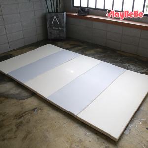 플레이베베 층간소음방지 놀이방 폴더매트 레체그레이 5단(140x250)