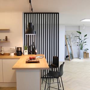 가벽인테리어 현관 셀프 파티션 (간격좁음)