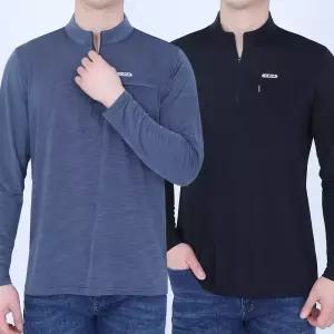 봄 여름 작업티셔츠 작업복상의 긴팔작업복 노가다 정비 현장 건설 스판 빅사이즈