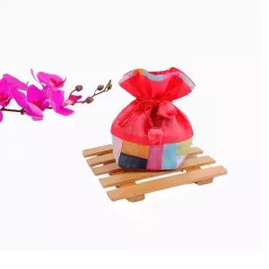 모시 사각 복주머니 (91) 사탕 골프공 선물주머니 설날 용돈 세뱃돈 봉투주머니