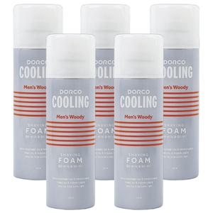 도루코 쿨링 쉐이빙폼 멘즈 우디 210ml x 5개 쉐이빙 면도 거품 폼 젤