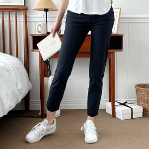 여성 스판 밴딩팬츠 봄 빅사이즈바지 9부 10부 스키니 와이드 부츠컷 키작녀 키큰녀