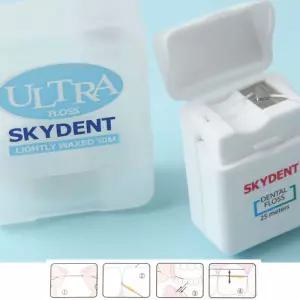 스카이덴트 20m 치실 스폰지 부풀어오르는 치과 치실 Skydent Ultra Dental Floss