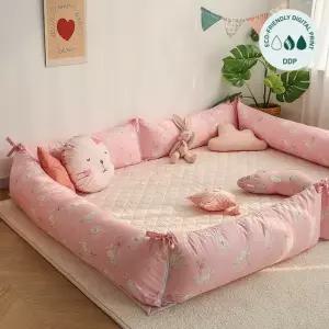 아망떼 스윗레빗 순면 범퍼쿠션4개세트저데니아 항균솜세트