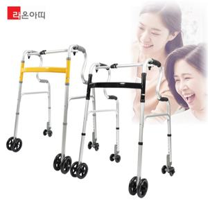 신제품 가정 병원 어르신보행보조기 KCS-211 이중바퀴형 워커 실내용 라온아띠