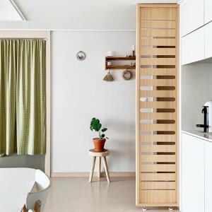 [우드레이]이동식 칸막이 셀프 가벽 인테리어 파티션 335라운딩A