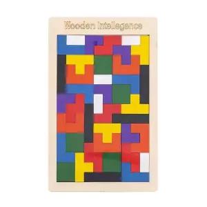 맥킨더 우드 테트리스 러시안테트리스퍼즐, 40pcs 1세트 B339