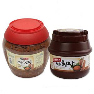전통 된장 3kg/전라도 강진/시골마을에서 만드는 재래식 옛날 재래 집된장