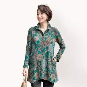 [마담엘레강스]엠버 페이즐 와이어카라 블라우스