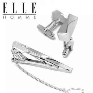 갤러리아 [ELLE HOMME] 엘르옴므 넥타이핀/커프스 세트-스크류