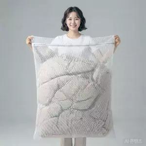 조은자리 대형 베개 이불 신발 세탁망 통돌이 드럼 세탁기 특대형 무형광 빨래망 거름망