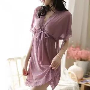 [셀러허브]원피스잠옷 시스루 슬립세트 T팬티 홈드레스 이벤트 (S8446544)