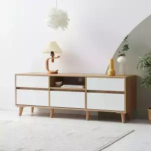 장인가구 헤렌 높은 AV 수납 거실장 1500 5서랍