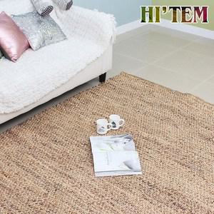 라탄 수공예 옥잠화 천연수초 러그 카페트 멍석매트