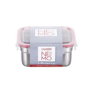 스텐락 밀폐용기 네모 10호 1200ml, 1개