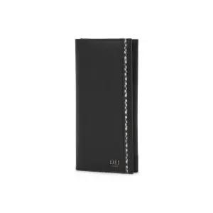 [롯데백화점]닥스 액세서리 [쇼핑백동봉] 블랙 체크배색 소가죽 장지갑 DBWA2F441