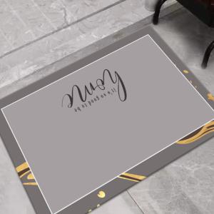 빨아쓰는 깨지지 않는 소프트 규조토 발매트 1+1 흡수 욕실 하족 5세대 대형 주방 인테리어 무