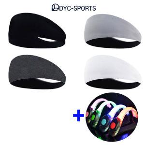딕스포츠 이마땀흡수 메쉬 헤어밴드+LED암밴드랜덤1개 set