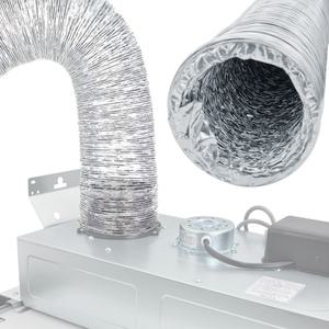 주방후드 후렉시블 자바라 100파이 125파이 알루미늄관 덕트호스 5m 환풍기 자바라호스 배관 닥트