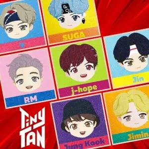 [하비스]DIY 보석십자수 BTS 굿즈 타이니탄 BASIC 25x25