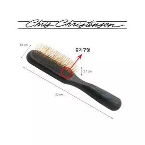 크리스 크리스텐슨 퓨전 오브롱 황동 핀브러쉬 27mm 원목 소중형견 Fusion