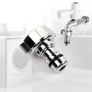 원터치 커플링/수도꼭지 연결 호스 커플러 수전 부속품 교체 커넥터 싱크대 세탁기 물호스 배수관 하수관