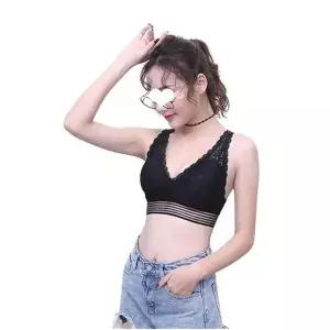 [오노마] ONM 레이스 가슴뽕 요가 필라테스 숏탑 브라탑 스포츠브라 (S9365572)