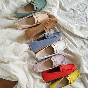 여성 로퍼 스웨이드 굽 단화 데일리 회사원 캐주얼 여성로퍼 여자편한신발 여성드라이빙슈즈 편한신발