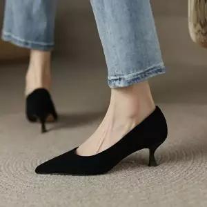 [기타브랜드]여성구두 정장구두 미들힐 펌프스 522