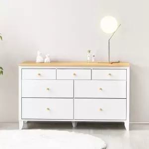 동서가구 해리 와이드 깊은 7단 서랍장 1200 DF921983