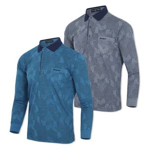 빌리언즈 여름 긴팔 카라티 쿨 냉감 기능성 얇은 편한 무지 아이스 스판 쿨맥스 쿨링 중년 상의 아빠옷