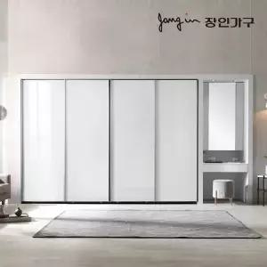 장인가구 드홈 글로우 슬라이딩 파우더 붙박이장 5CM