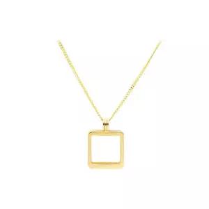 [아시아골드] 18k 베젤 목걸이 [스퀘어골드바 3.75g전용]