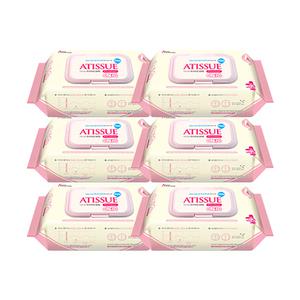 항균 아티슈 물티슈 프리미엄 캡형 영유아용 80매 6개