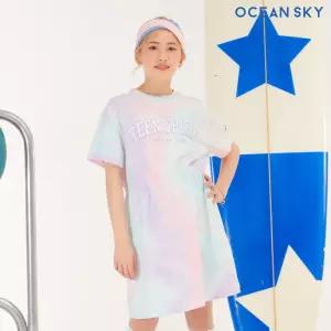 [오션스카이] 여아 타이다이 트임 원피스-CBJG6159D0T