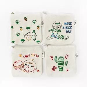 자수로 미니 파우치 꾸미기 14종 (1인셋_택1)